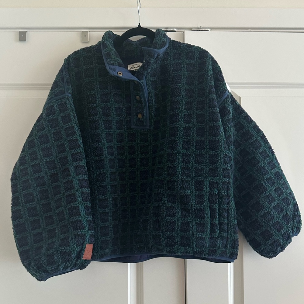 Eleven Eleven - Plaid Fleece Pullover - Picture 4 of 6